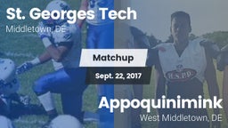 Matchup: St. Georges Tech vs. Appoquinimink  2017