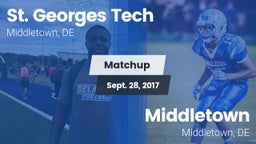Matchup: St. Georges Tech vs. Middletown  2017
