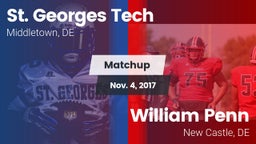 Matchup: St. Georges Tech vs. William Penn  2017