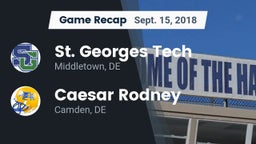 Recap: St. Georges Tech  vs. Caesar Rodney  2018