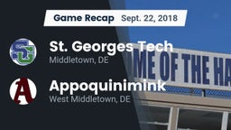 Recap: St. Georges Tech  vs. Appoquinimink  2018