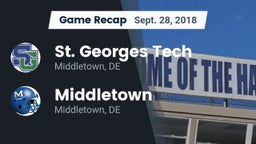 Recap: St. Georges Tech  vs. Middletown  2018