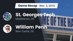 Recap: St. Georges Tech  vs. William Penn  2018