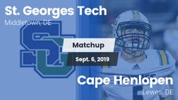 Matchup: St. Georges Tech vs. Cape Henlopen  2019