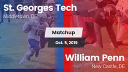Matchup: St. Georges Tech vs. William Penn  2019