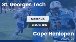 Matchup: St. Georges Tech vs. Cape Henlopen  2020