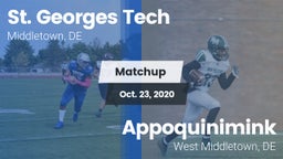 Matchup: St. Georges Tech vs. Appoquinimink  2020