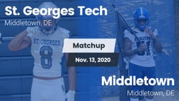 Matchup: St. Georges Tech vs. Middletown  2020