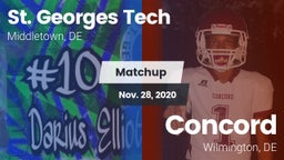 Matchup: St. Georges Tech vs. Concord  2020