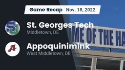 Recap: St. Georges Tech  vs. Appoquinimink  2022