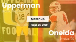 Matchup: Upperman vs. Oneida  2020