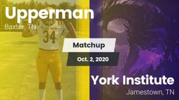 Matchup: Upperman vs. York Institute 2020