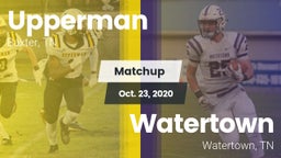 Matchup: Upperman vs. Watertown  2020