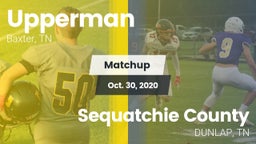 Matchup: Upperman vs. Sequatchie County  2020