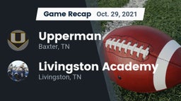Recap: Upperman  vs. Livingston Academy 2021