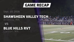 Recap: Shawsheen Valley Tech  vs. Blue Hills RVT  2016