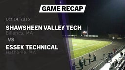 Recap: Shawsheen Valley Tech  vs. Essex Technical  2016