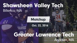 Matchup: Shawsheen Valley Tec vs. Greater Lawrence Tech  2016
