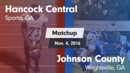 Matchup: Hancock Central vs. Johnson County  2016