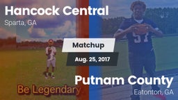Matchup: Hancock Central vs. Putnam County  2017