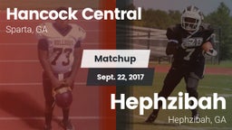Matchup: Hancock Central vs. Hephzibah  2017