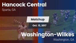 Matchup: Hancock Central vs. Washington-Wilkes  2017