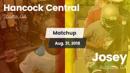 Matchup: Hancock Central vs. Josey  2018