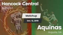 Matchup: Hancock Central vs. Aquinas  2018