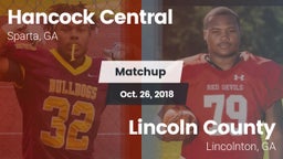 Matchup: Hancock Central vs. Lincoln County  2018