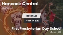 Matchup: Hancock Central vs. First Presbyterian Day School 2019
