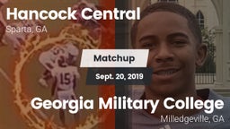 Matchup: Hancock Central vs. Georgia Military College  2019