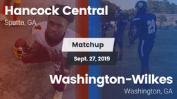 Matchup: Hancock Central vs. Washington-Wilkes  2019