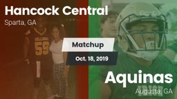 Matchup: Hancock Central vs. Aquinas  2019