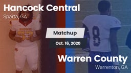 Matchup: Hancock Central vs. Warren County  2020