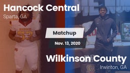 Matchup: Hancock Central vs. Wilkinson County  2020