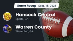 Recap: Hancock Central  vs. Warren County  2023