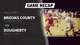 Recap: Brooks County  vs. Dougherty  2017