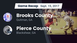 Recap: Brooks County  vs. Pierce County  2017