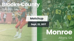 Matchup: Brooks County vs. Monroe  2017