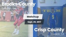 Matchup: Brooks County vs. Crisp County  2017