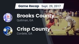 Recap: Brooks County  vs. Crisp County  2017