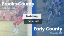 Matchup: Brooks County vs. Early County  2017