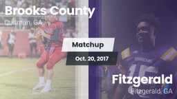 Matchup: Brooks County vs. Fitzgerald  2017