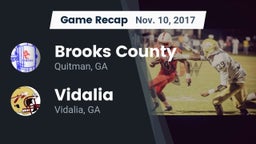 Recap: Brooks County  vs. Vidalia  2017