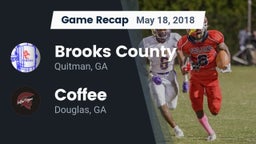 Recap: Brooks County  vs. Coffee  2018