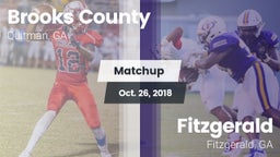 Matchup: Brooks County vs. Fitzgerald  2018