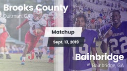 Matchup: Brooks County vs. Bainbridge  2019