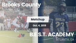 Matchup: Brooks County vs. B.E.S.T. ACADEMY  2019