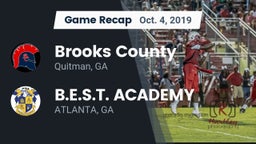 Recap: Brooks County  vs. B.E.S.T. ACADEMY  2019