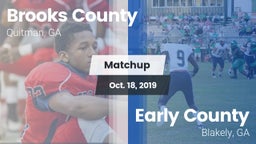 Matchup: Brooks County vs. Early County  2019